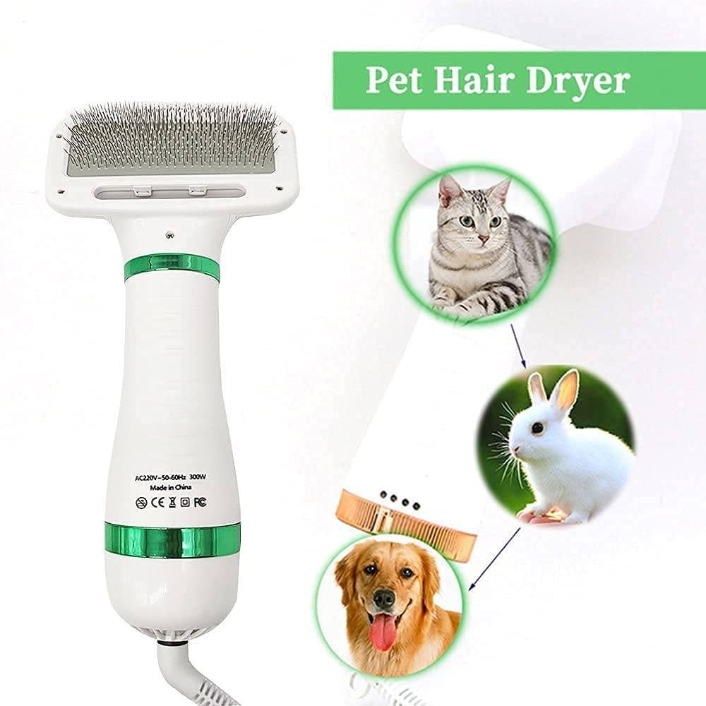 Glowy PetBrush. CEPILLO Y SECADOR DE MASCOTAS 2 EN 1
